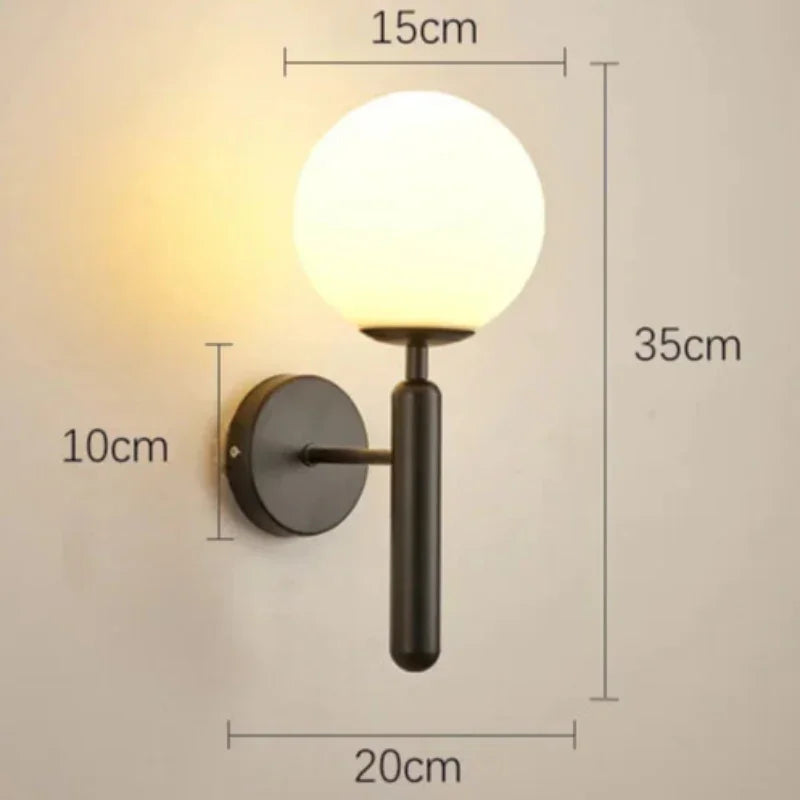 Monzzi Wall LED Sconce for Bathroom, Bedroom, and Living Room