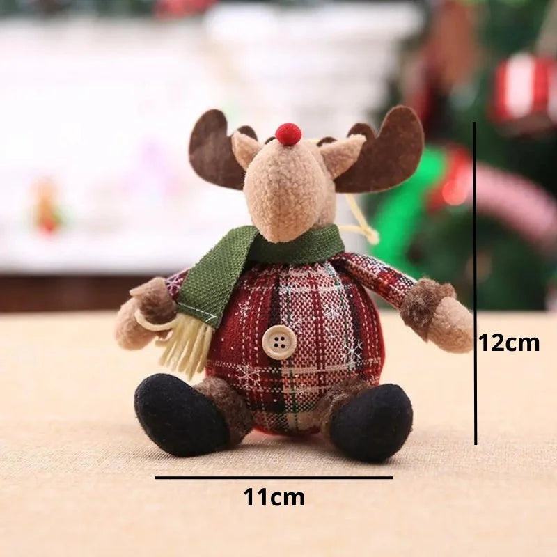 Festive Plush Toy for Holiday Parties and Home Decor