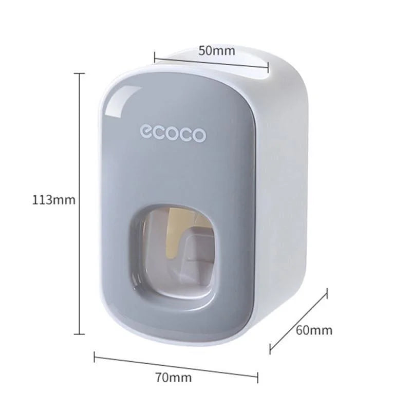 Space-Saving Automatic Toothpaste Dispenser for Bathroom by Monzzi