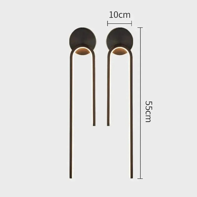 Contemporary LED Wall Lamp for Stylish Decoration and Illumination by Monzzi