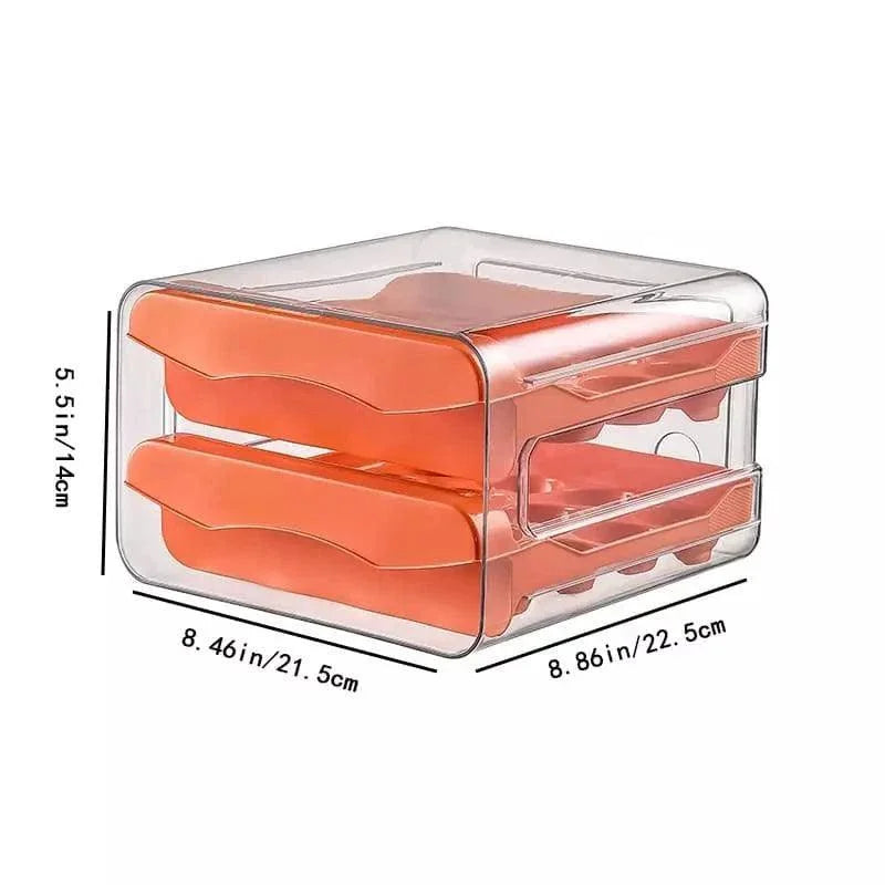 Clear Egg Storage Organizer for Monzzi Refrigerator