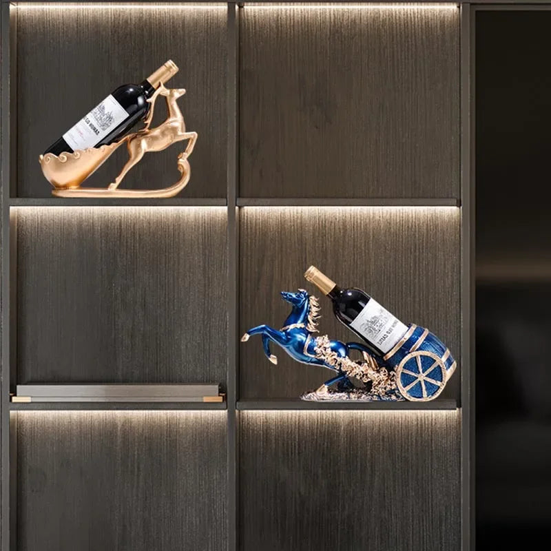 Elegant Wine Holder in Timeless Monzzi Resin