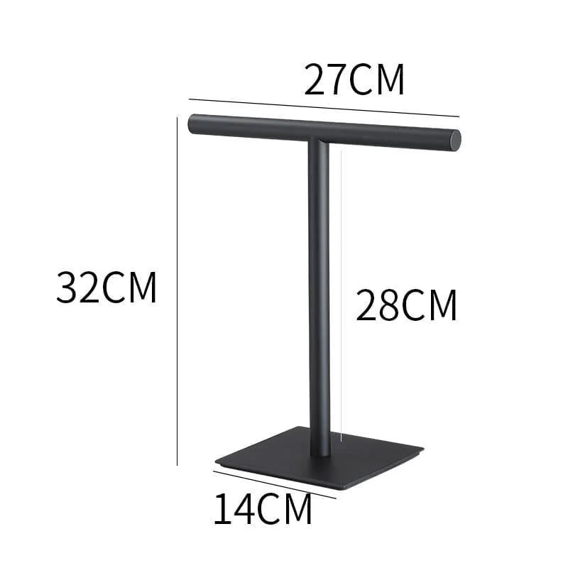 Monzzi Countertop Stainless Steel Towel Holder with Rubber Base