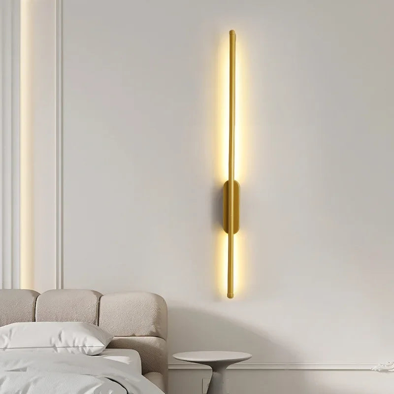 Monzzi LED Copper Wall Sconce for Living Room and Bedroom