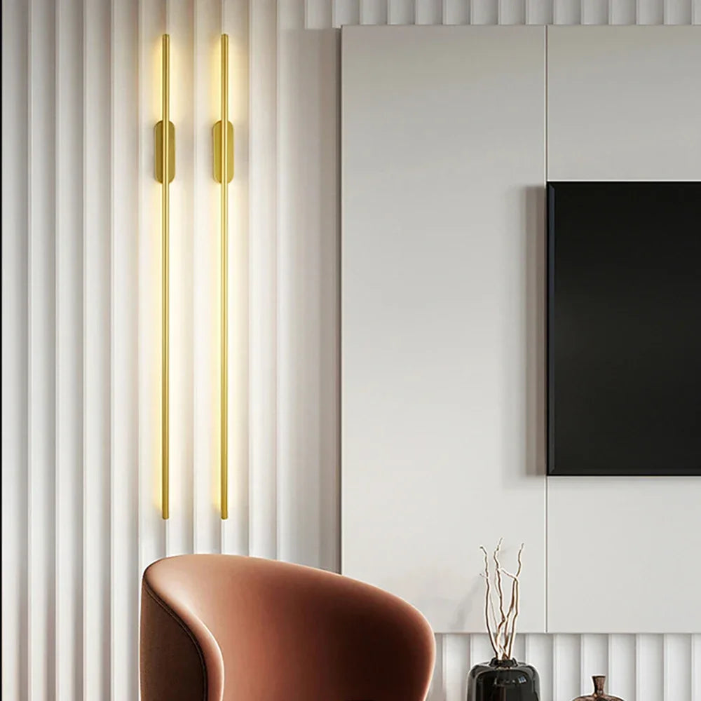Monzzi LED Copper Wall Sconce for Living Room and Bedroom