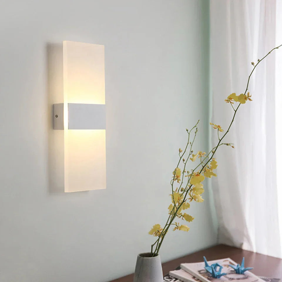 Monzzi Bedroom Touch Sensor Wall LED Sconce with USB Port