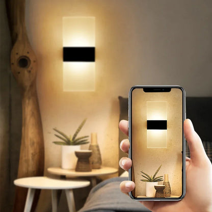 Monzzi Bedroom Touch Sensor LED Wall Sconce with USB Port