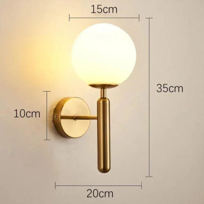 Monzzi LED Wall Sconce for Bathroom, Bedroom, and Living Room