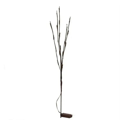 Rustic Illuminated LED Christmas Tree with Glowing Branches