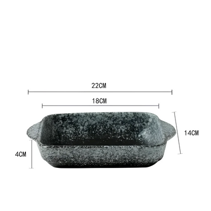 Monzzi Japanese Ceramic Baking Dish for Oven, Table, and Serving