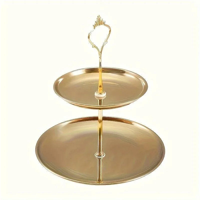 Monzzi 3-Tier Stainless Steel Serving and Display Tray