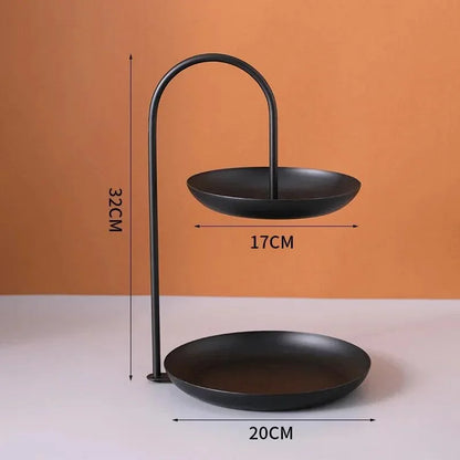 Minimalist Iron Tray for Elegant Decoration and Organization of Monzzi Table