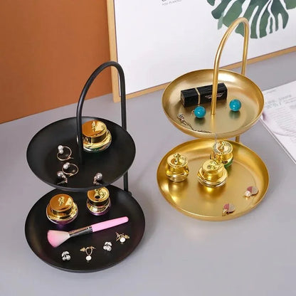 Minimalist Iron Tray for Elegant Decoration and Organization of Monzzi Table