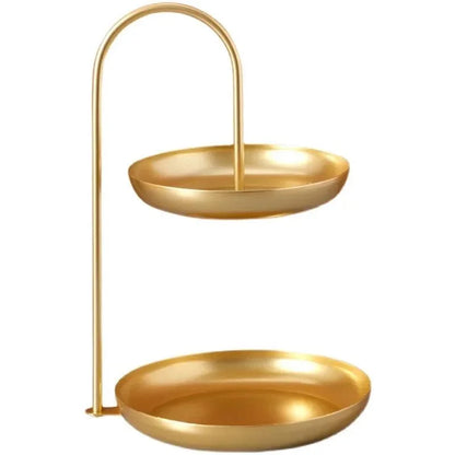 Minimalist Iron Tray for Elegant Decoration and Organization of Monzzi Table