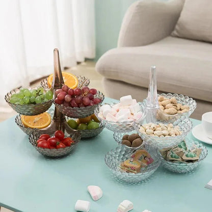 Elegant Multi-Functional Fruit Tray in European Design