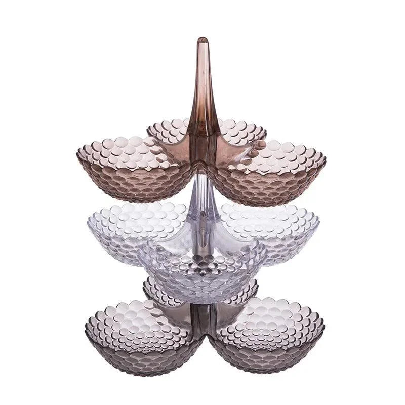 Versatile European-Inspired Fruit Tray with Creative Design