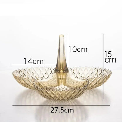 Versatile European-Inspired Fruit Tray with Creative Design