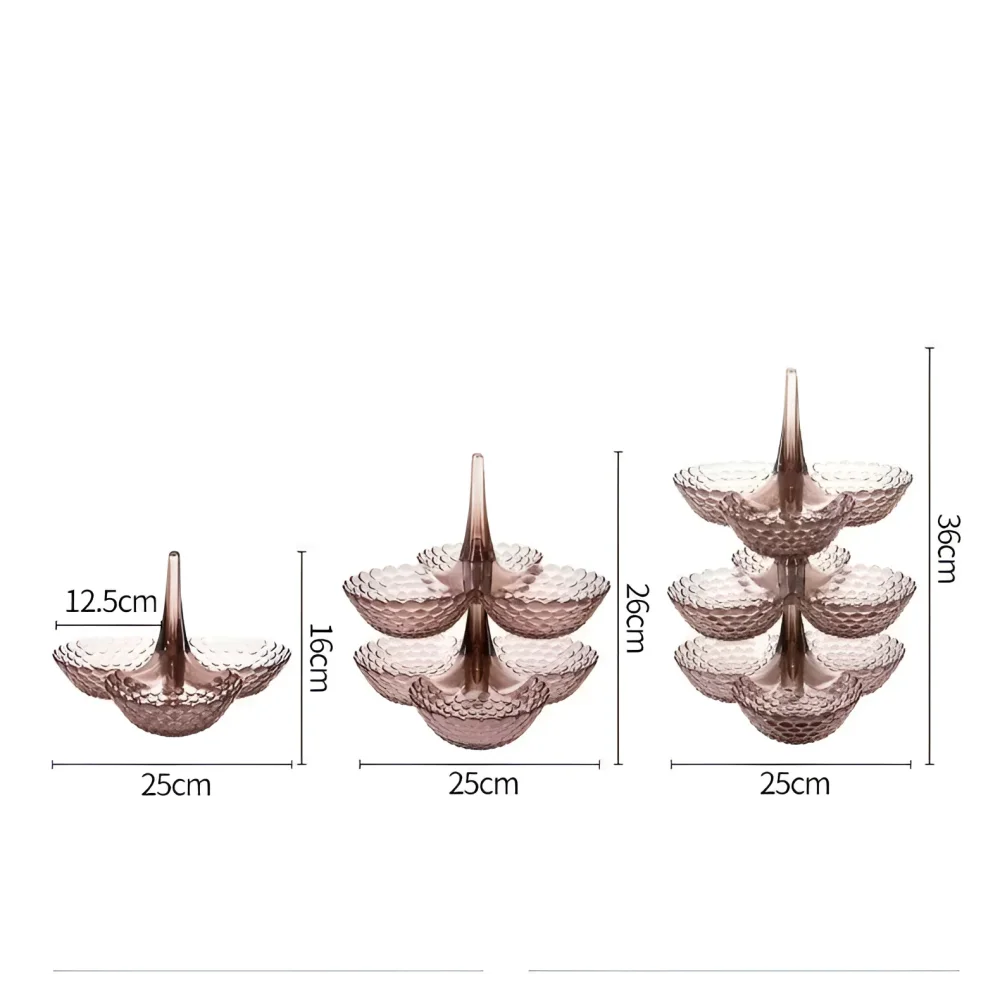 Versatile European-Inspired Fruit Tray with Creative Design