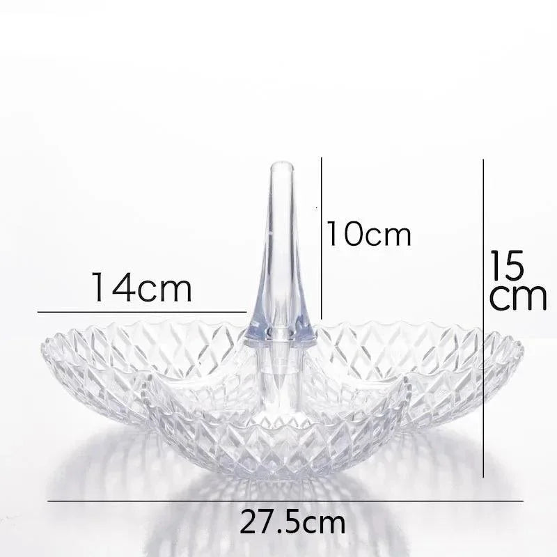 Versatile European-Inspired Fruit Tray with Creative Design