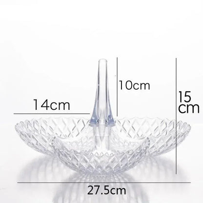 Versatile European-Inspired Fruit Tray with Creative Design