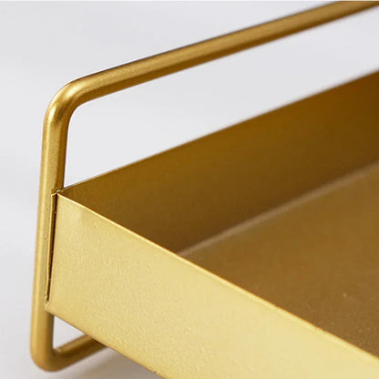 Versatile Metal Tray with Lid for Snacks, Jewelry, and Home Decor