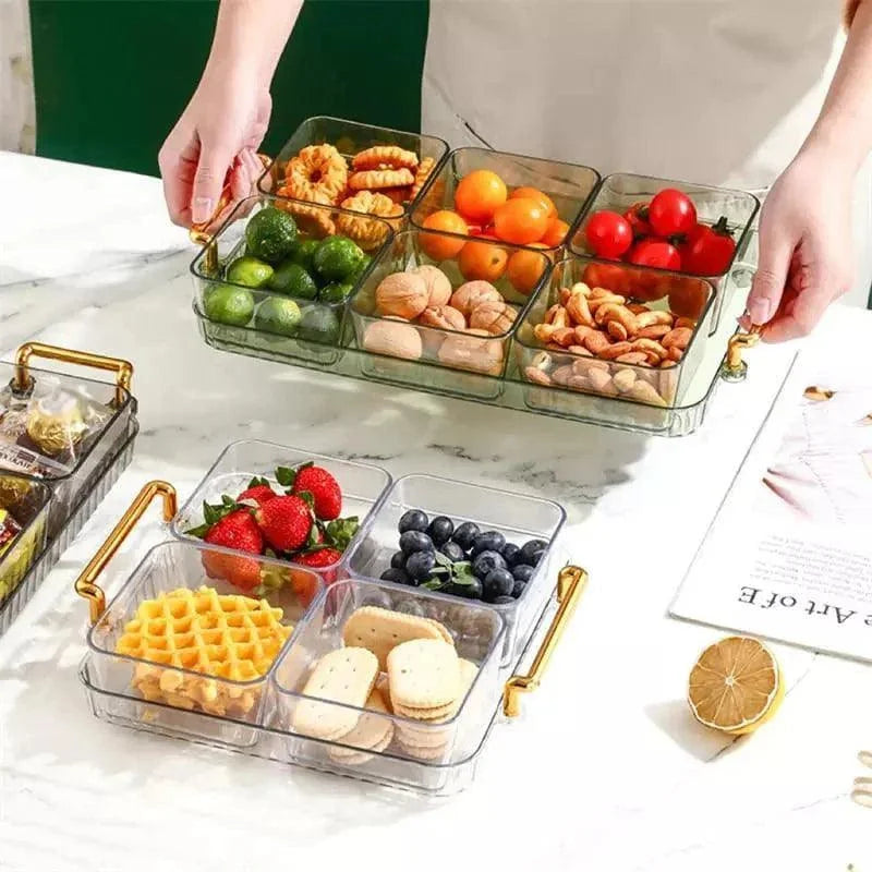 Versatile Snack Tray with Monzzi Storage Pots