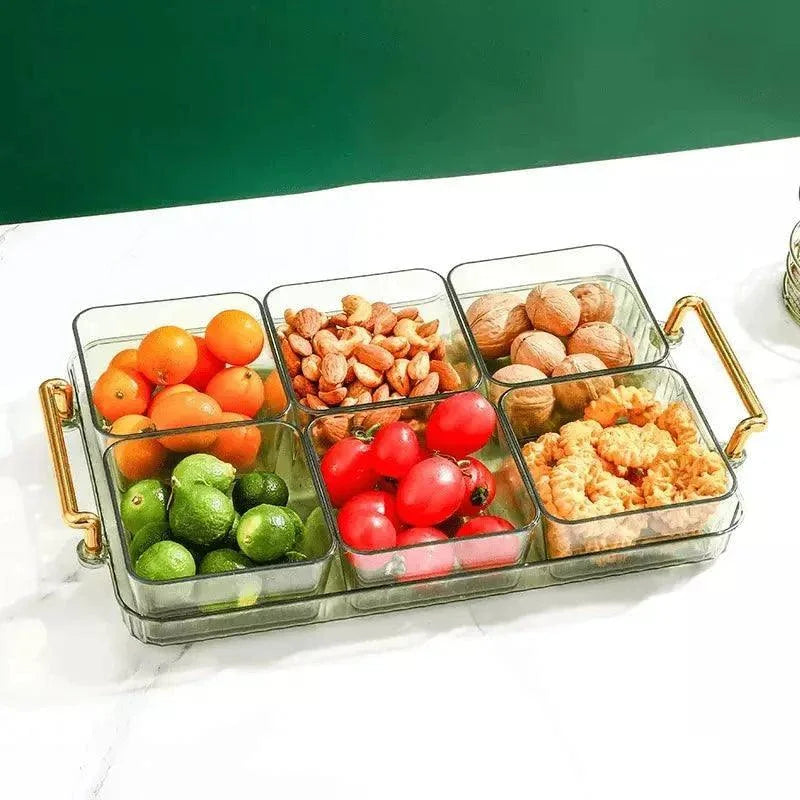 Versatile Snack Tray with Monzzi Organizer Containers