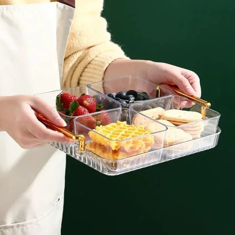 Versatile Snack Tray with Monzzi Storage Pots