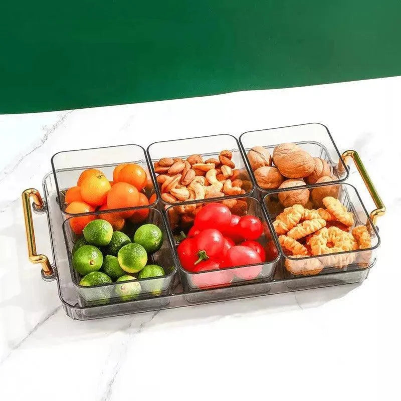 Versatile Snack Tray with Monzzi Storage Pots