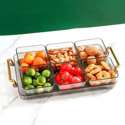 Versatile Snack Tray with Monzzi Organizer Containers