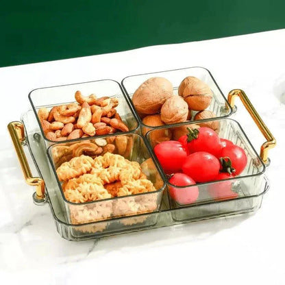 Versatile Snack Tray with Monzzi Organizer Containers