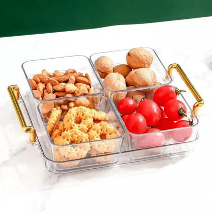 Versatile Snack Tray with Monzzi Storage Pots