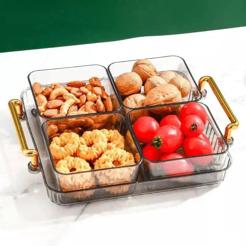 Versatile Snack Tray with Monzzi Organizer Containers