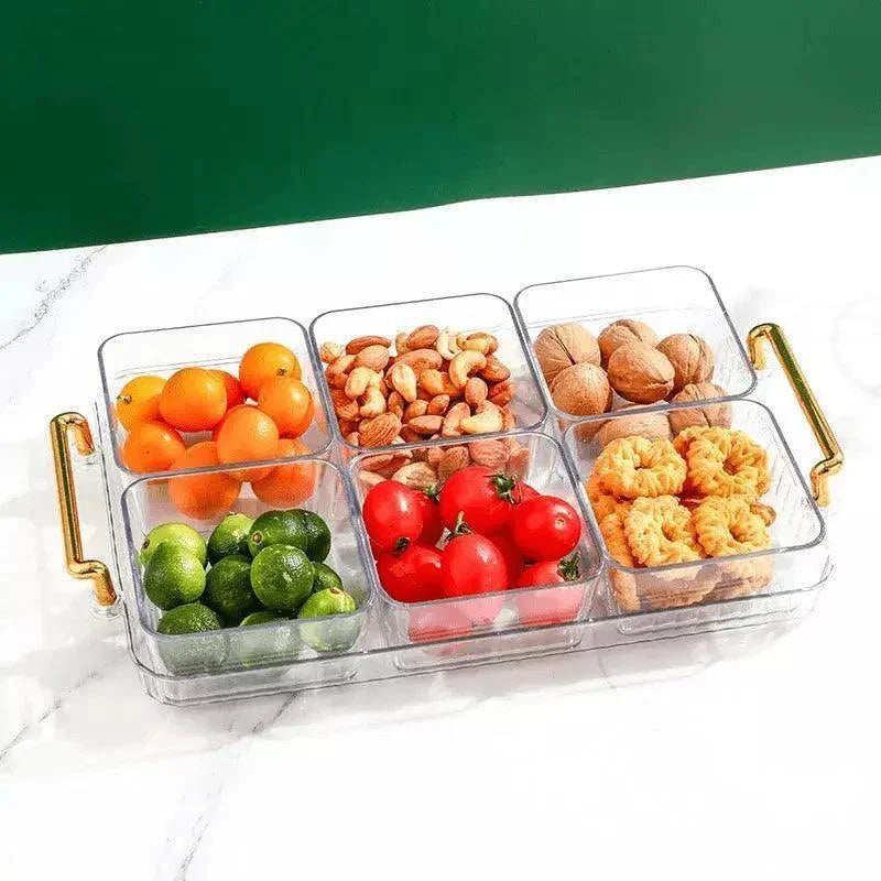 Versatile Snack Tray with Monzzi Storage Pots