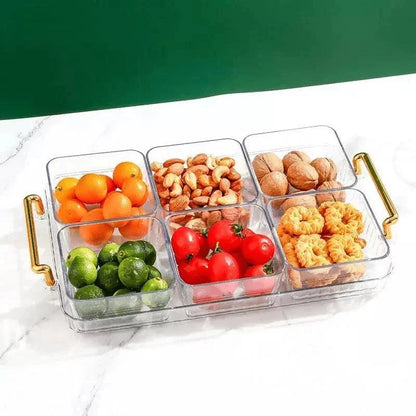Versatile Snack Tray with Monzzi Storage Pots