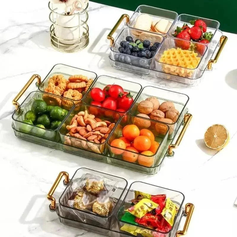 Versatile Snack Tray with Monzzi Storage Pots