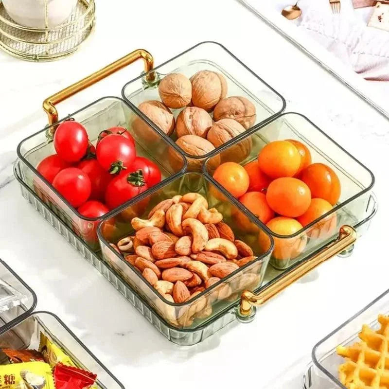 Versatile Snack Tray with Monzzi Organizer Containers
