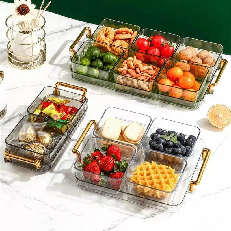 Versatile Snack Tray with Monzzi Organizer Containers
