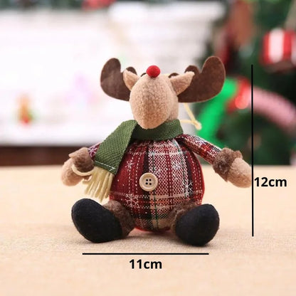 Festive Plush Toy for Holiday Parties and Home Decor