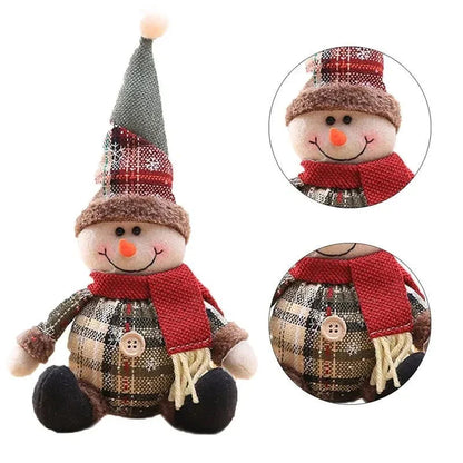Festive Plush Toy for Holiday Parties and Home Decor