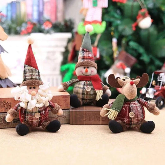 Festive Plush Toy for Holiday Parties and Home Decor