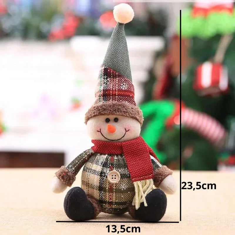 Festive Plush Toy for Holiday Parties and Home Decor