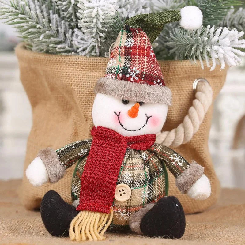 Festive Plush Toy for Holiday Parties and Home Decor