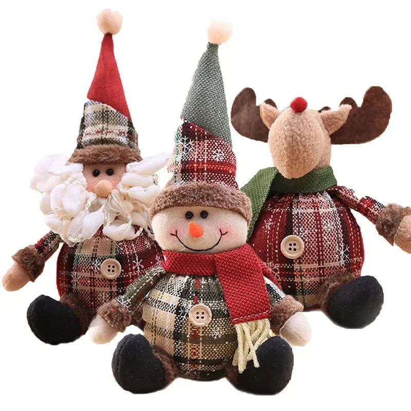 Festive Plush Toy for Holiday Parties and Home Decor