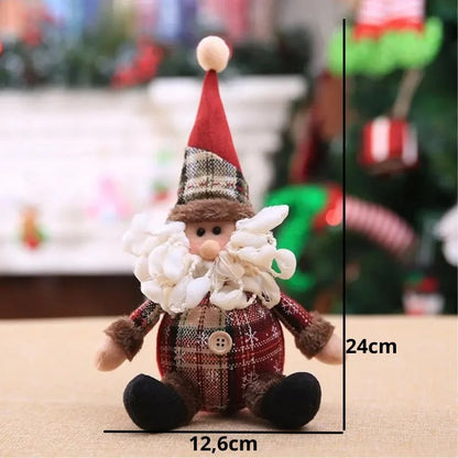 Festive Plush Toy for Holiday Parties and Home Decor