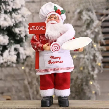 30cm Santa Claus Doll for Festive Christmas Decor - Monzzi