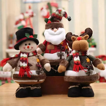 Monzzi Festive Plush Christmas Dolls for Holiday Decor
