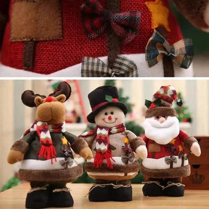 Monzzi Festive Plush Christmas Dolls for Holiday Decor