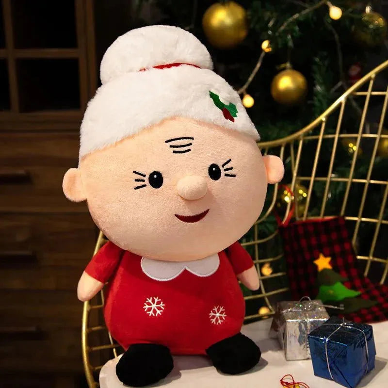 Monzzi Christmas Plush Toys for Holiday Decor and Kids' Gifts