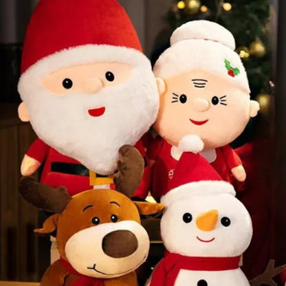 Monzzi Christmas Plush Toys for Holiday Decor and Kids' Gifts